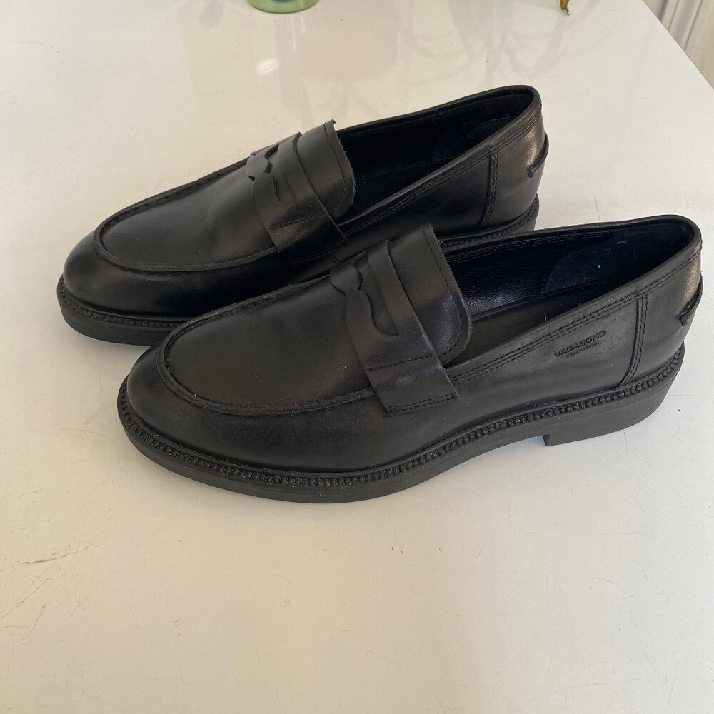 Vagabond Alex W Chunky Leather Loafers